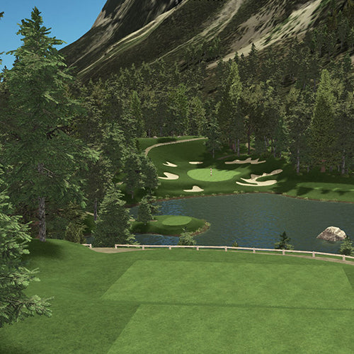 Banff Springs Stanley Thompson Course simulation, SKYTRAK Course Play powered by Foresight Sports