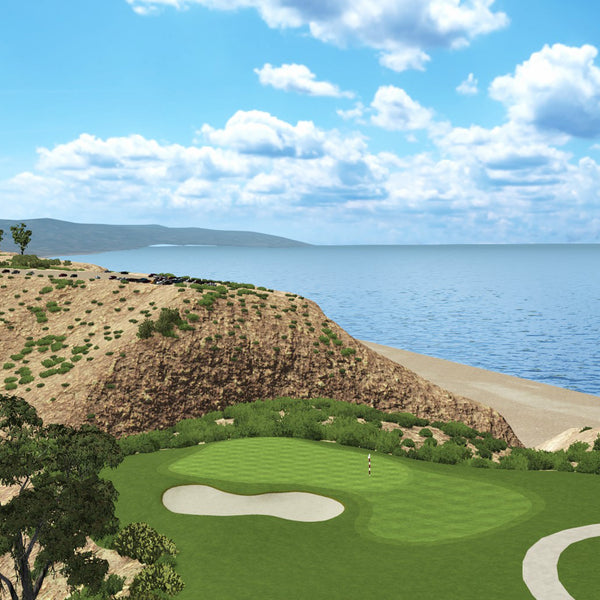 La Jolla Country Club simulation, SKYTRAK Course Play powered by Foresight Sports