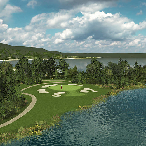 Cape Breton Highlands Links simulation, SKYTRAK Course Play powered by Foresight Sports, alternate version