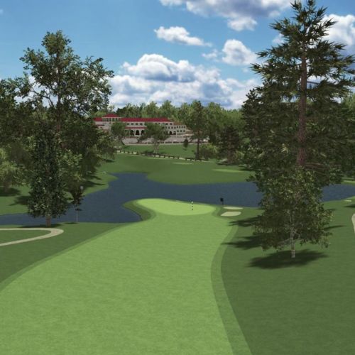 Congressional Country Club simulation, SKYTRAK Course Play powered by Foresight Sports