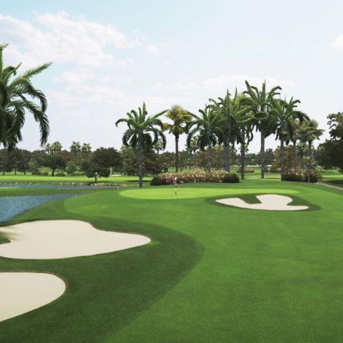 Lago Mar Country Club simulation, SKYTRAK Course Play powered by TrackMan