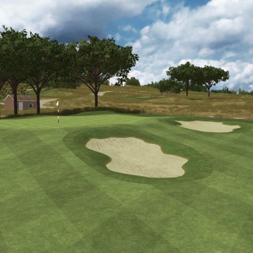 Marco Simone Golf and Country Club simulation, SKYTRAK Course Play powered by Foresight Sports