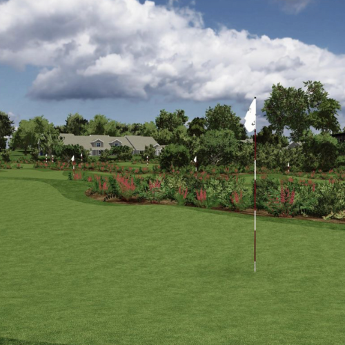 Midland Putting Course simulation, SKYTRAK Course Play powered by Foresight Sports
