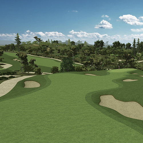 Pelican Hill Golf Club simulation, SKYTRAK Course Play powered by Foresight Sports