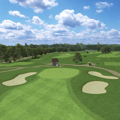 Penn State Blue Course simulation, SKYTRAK Course Play powered by Foresight Sports
