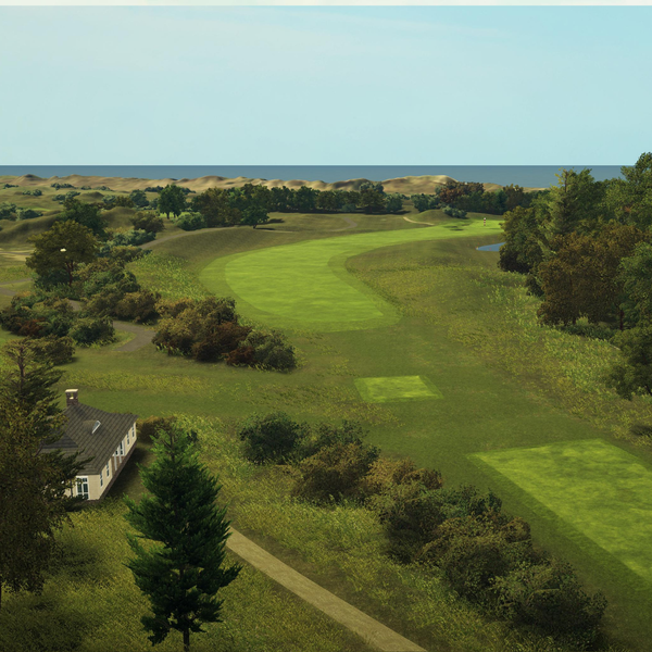 Royal Birkdale simulation overview, SKYTRAK Course Play, version 5