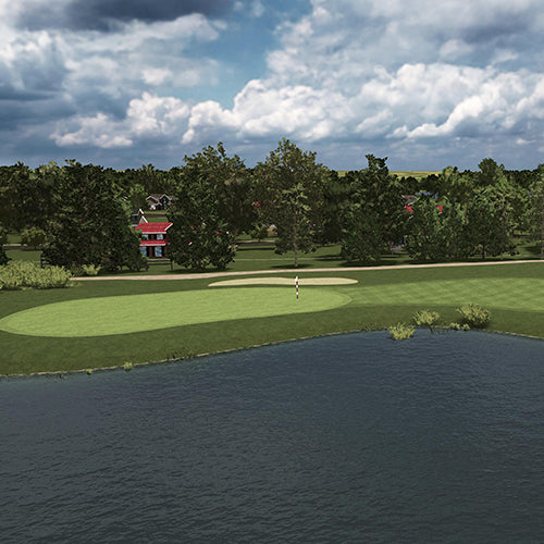 Scioto Reserve Country Club simulation, SKYTRAK Course Play powered by Foresight Sports
