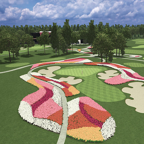 Sentry World Golf Course simulation, SKYTRAK Course Play powered by Foresight Sports