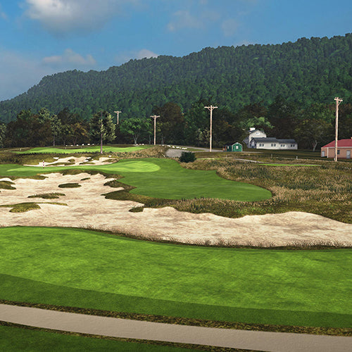 Sweetens Cove Golf Club simulation, SKYTRAK Course Play powered by TrackMan